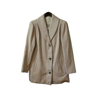 Dior Cream Vintage Felted Wool Skirt Suit 12